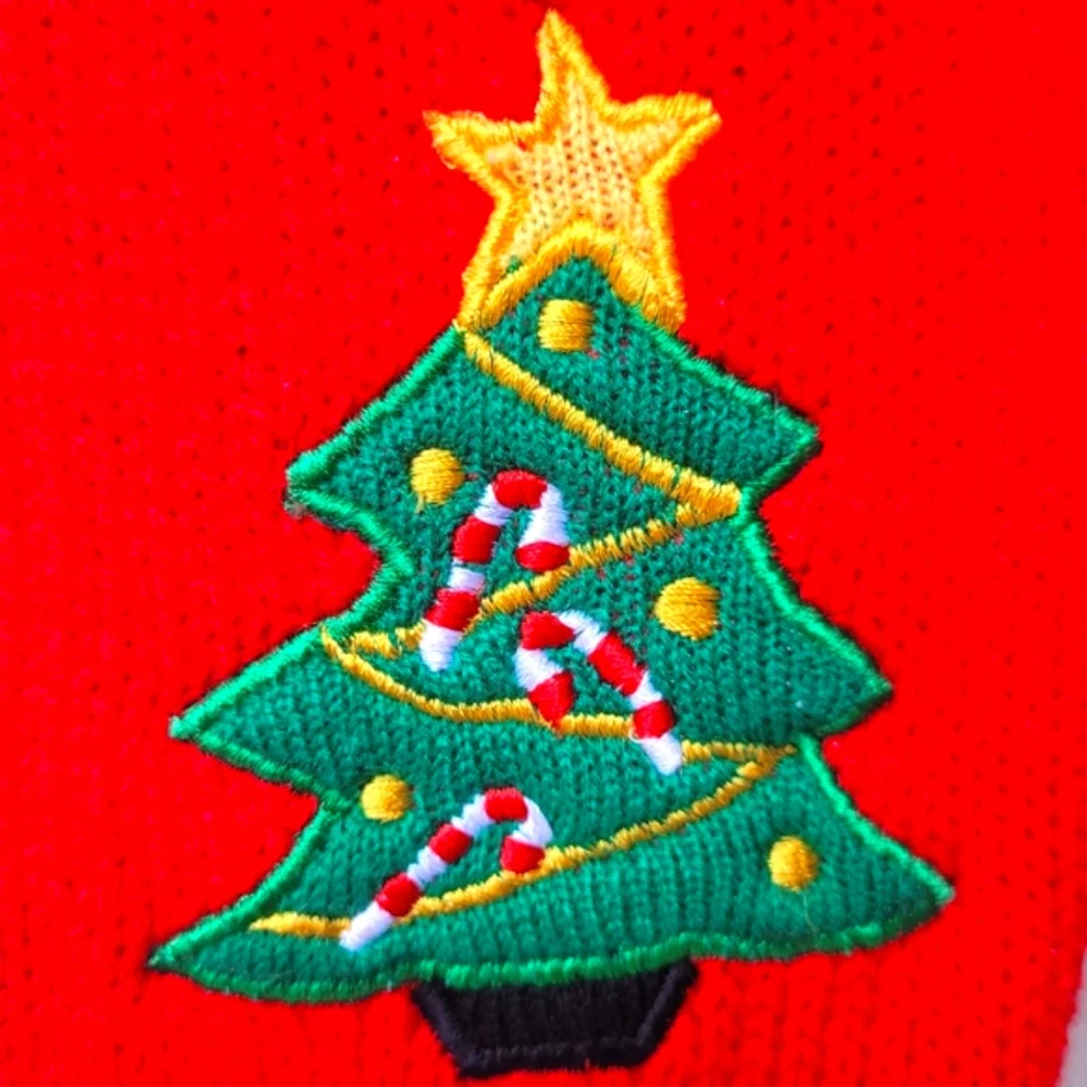 Pride N Joy Vintage Christmas Cardigan Sweater Red Size 18 Months
